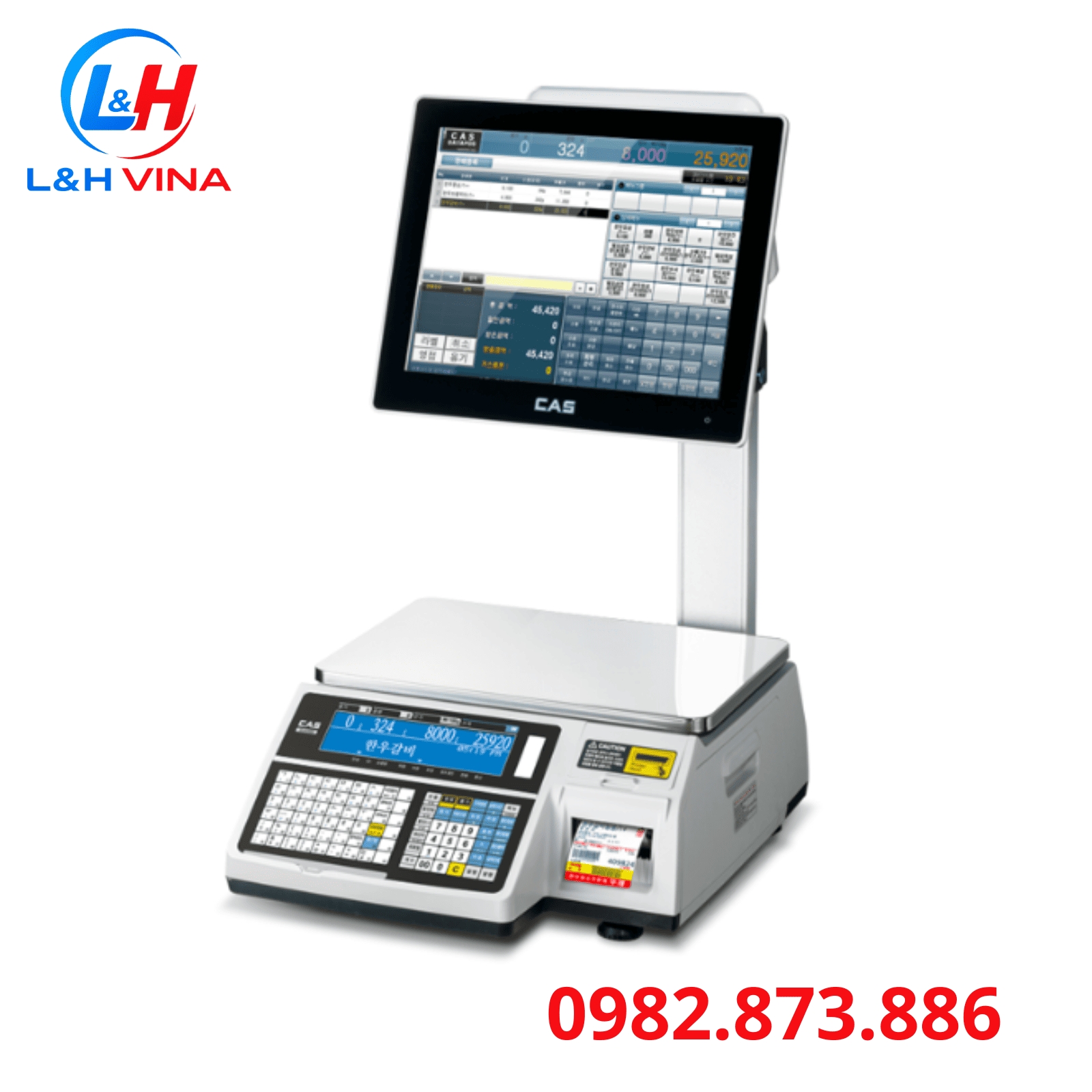 CÂN ĐIỆN TỬ CAS CL5200 POS