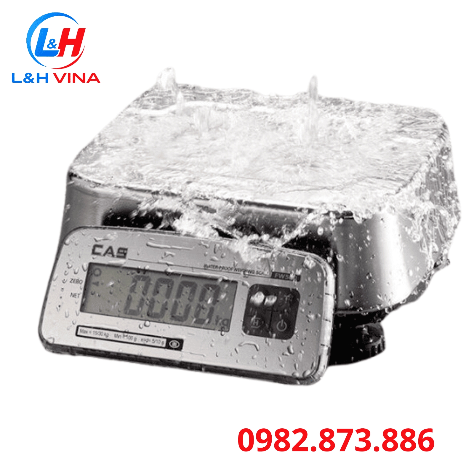 CÂN ĐIỆN TỬ CHỐNG NƯỚC CAS FW500-C