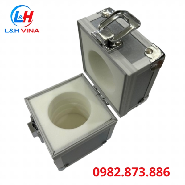 Hộp đựng quả cân 1kg nhôm