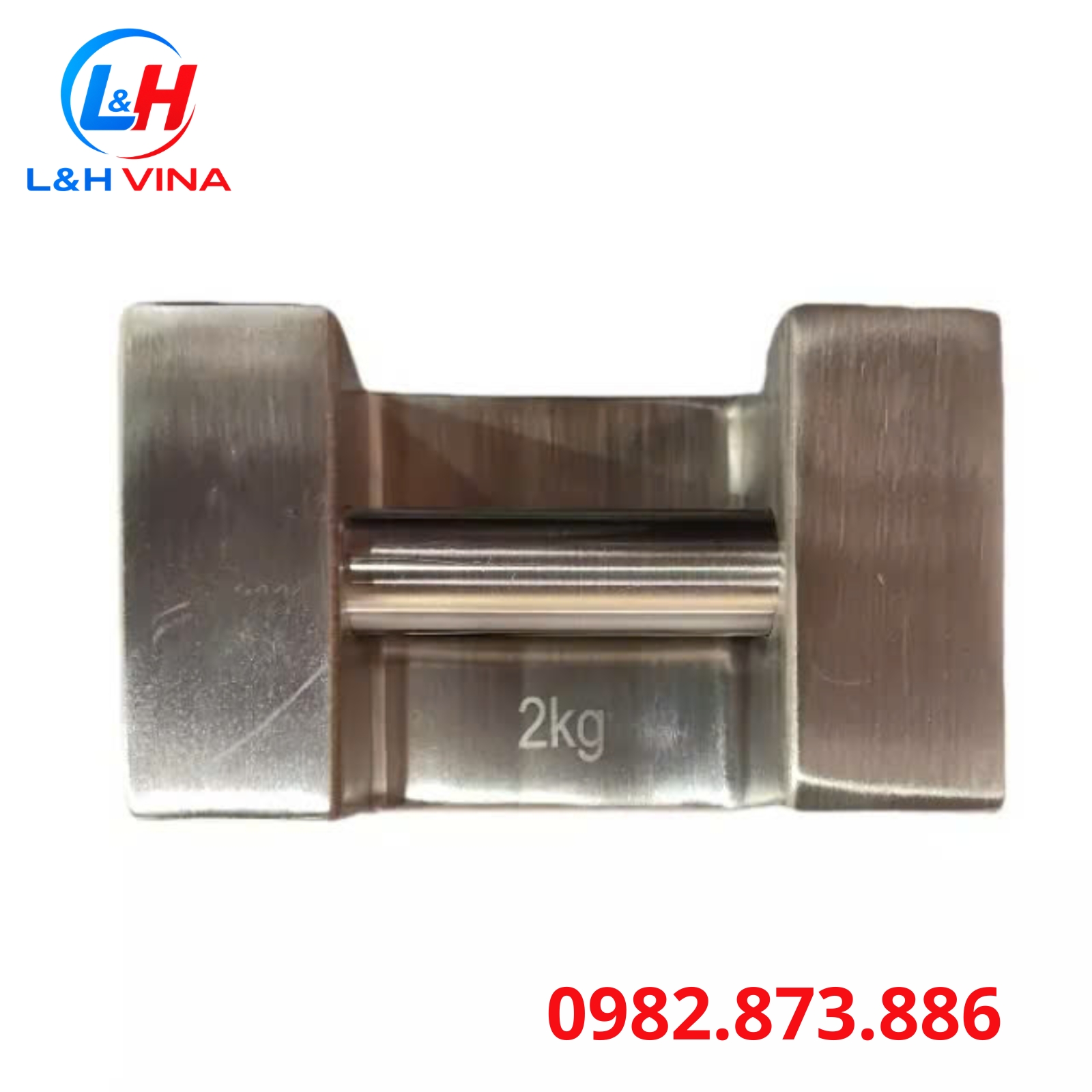 Quả cân F1-2kg-vuông