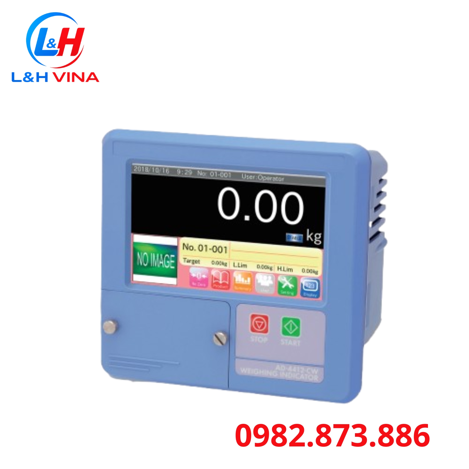 Đầu Cân Điện Tử AD4412-CW AND