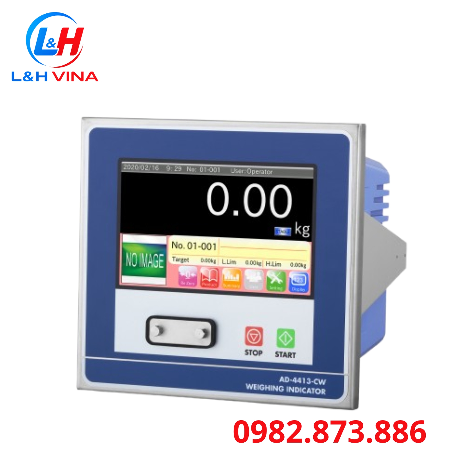 Đầu Cân Điện tử AD4413-CW AND