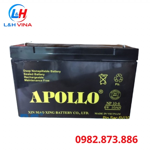 Pin sạc 6V/10AH