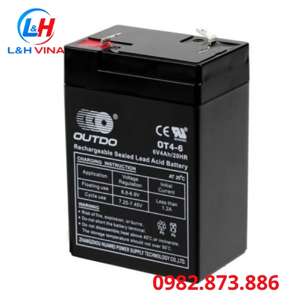 Pin sạc 6V/4Ah
