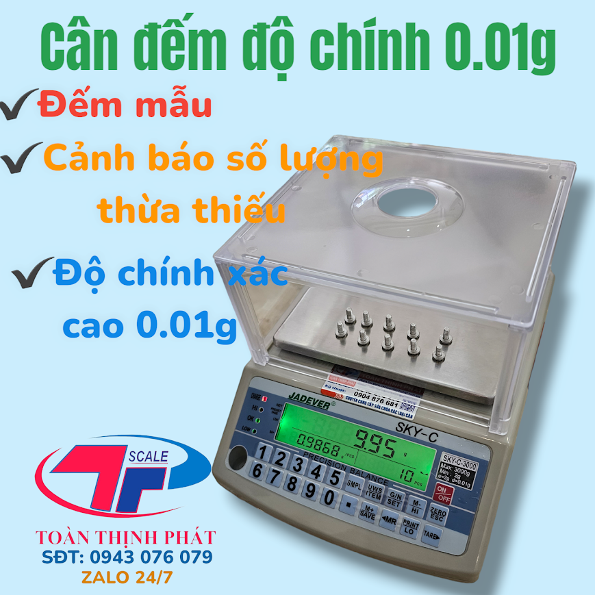 CÂN ĐIỆN TỬ SKY-C 300g x 0.01g