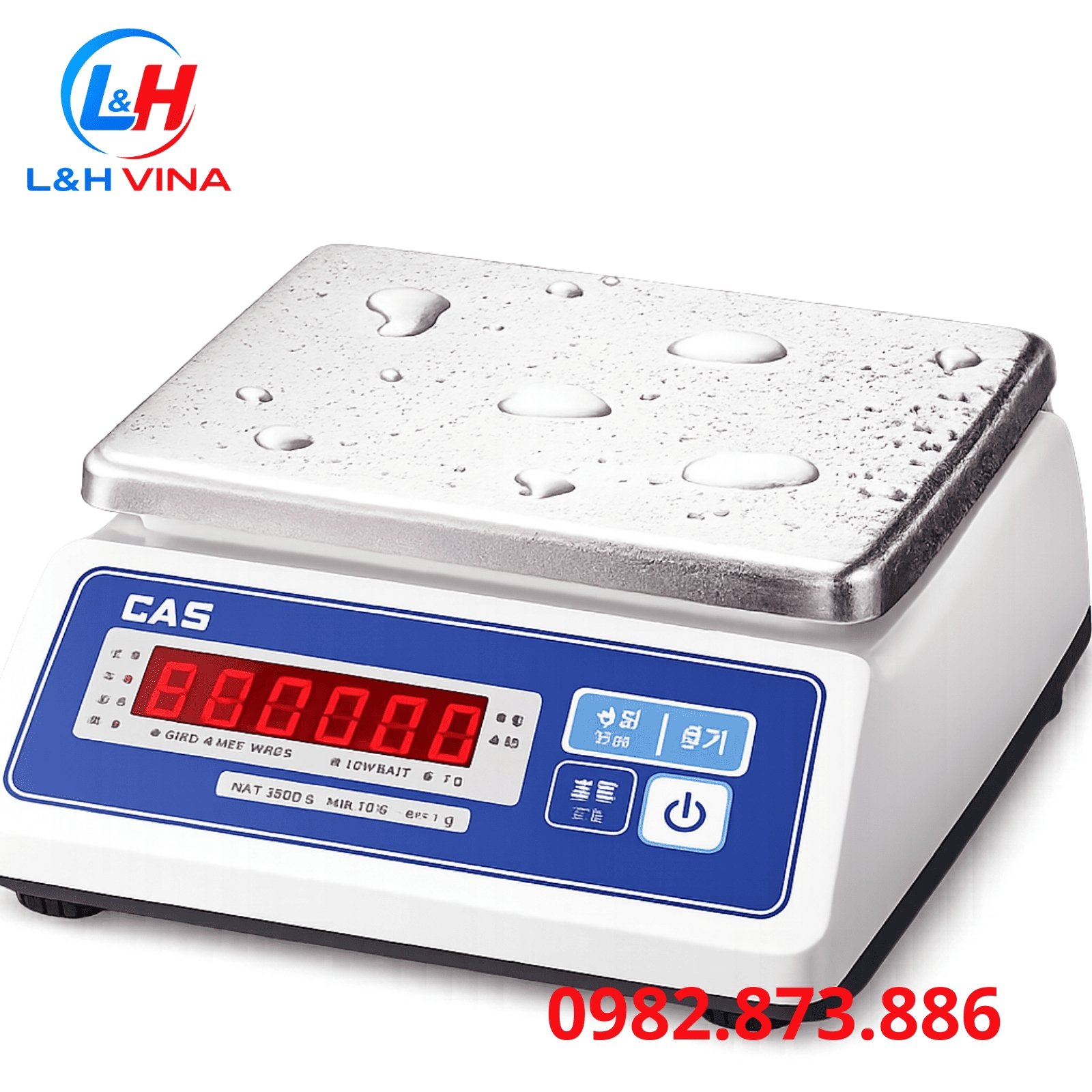 CÂN ĐIỆN TỬ CHỐNG NƯỚC CAS SWII-EW-3kg