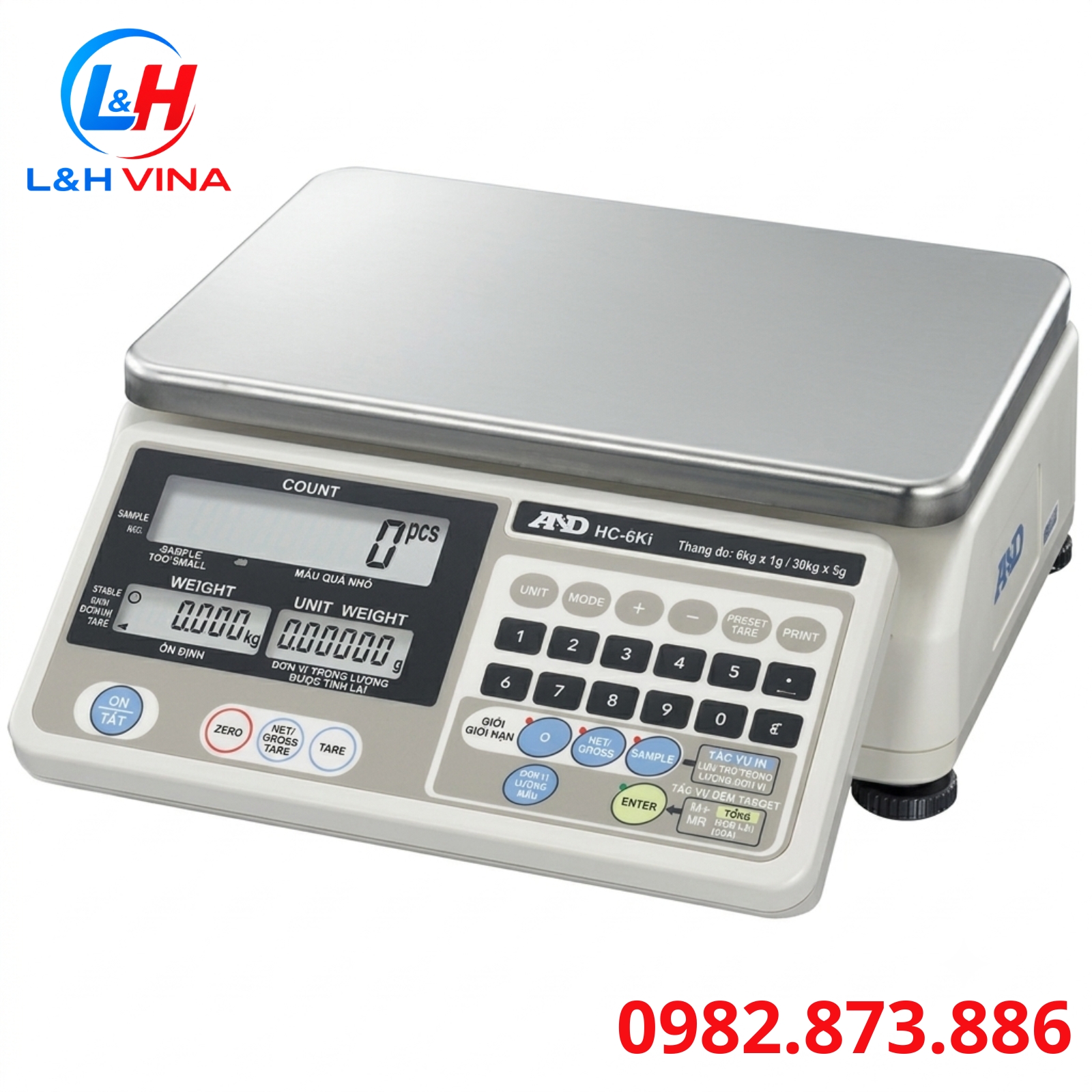 CÂN ĐIỆN TỬ HC-3Ki