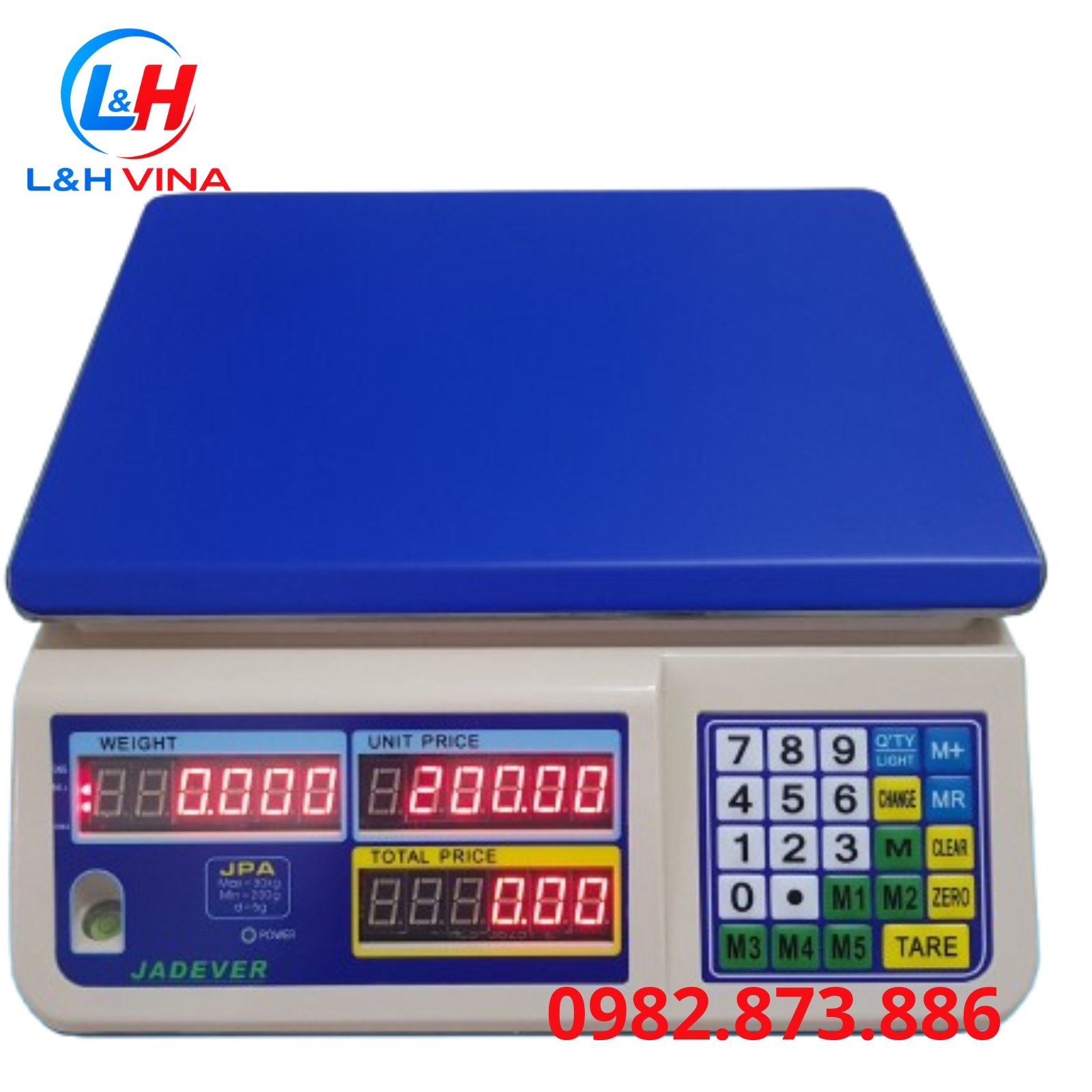 Cân kỹ thuật JADEVER JPA 30kg