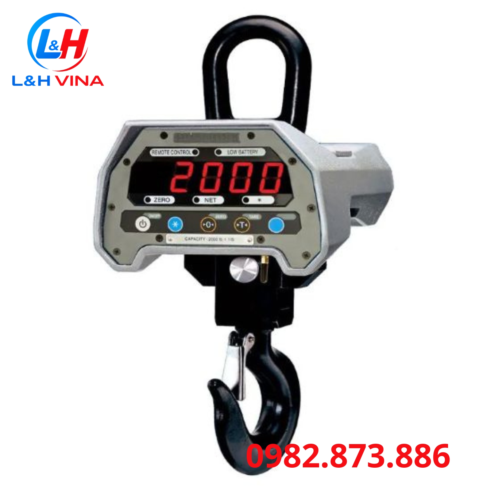 CÂN TREO ĐIỆN TỬ CAS CASTON II-2000kg