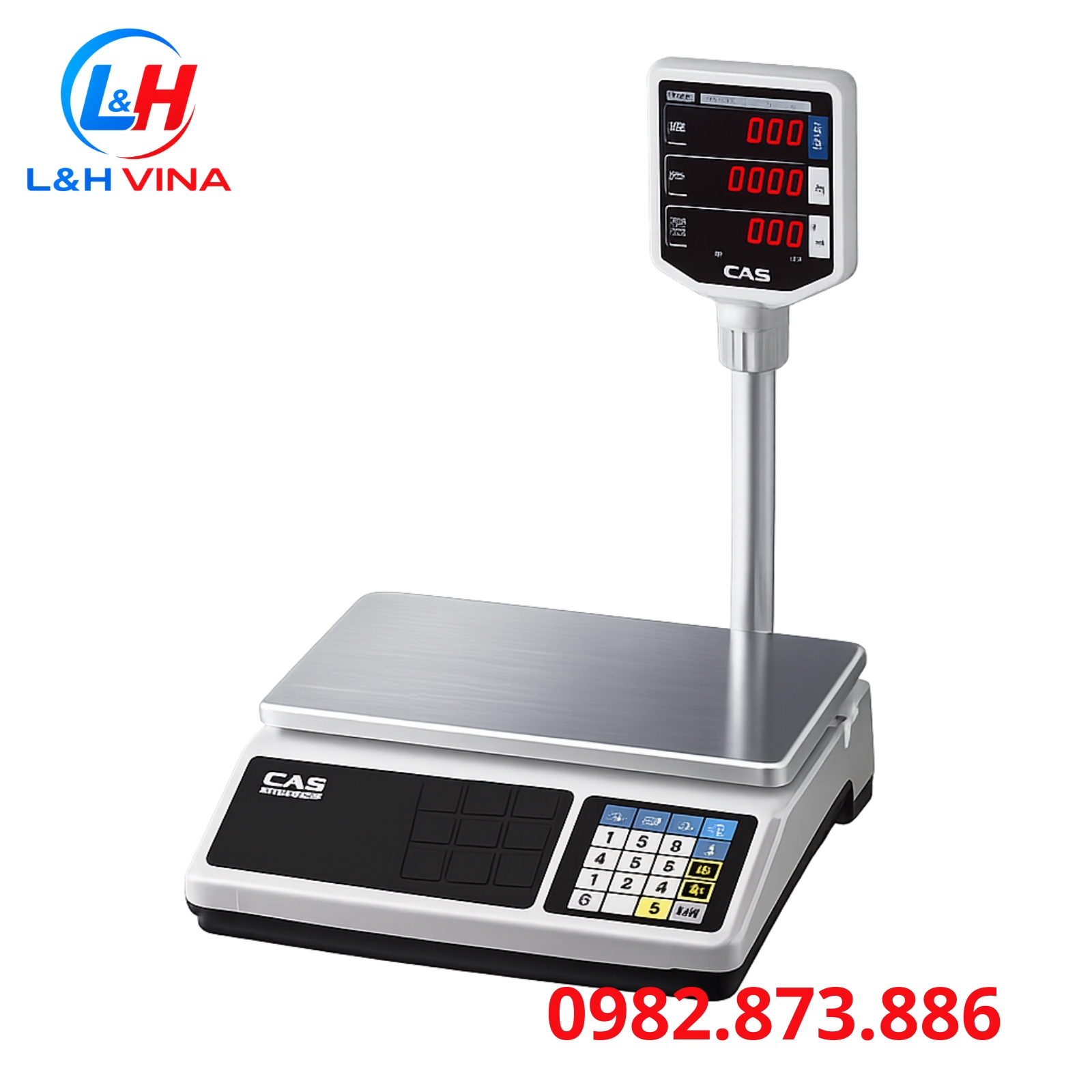 CÂN ĐIỆN TỬ CAS PR PLUS-15kg