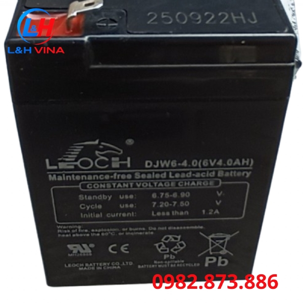 Pin sạc DJW6-4.0 6V/4.0Ah