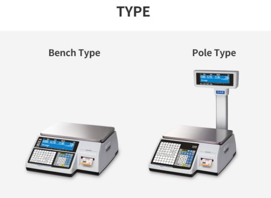 CÂN ĐIỆN TỬ IN TEM CAS CL5200N-B-30kg