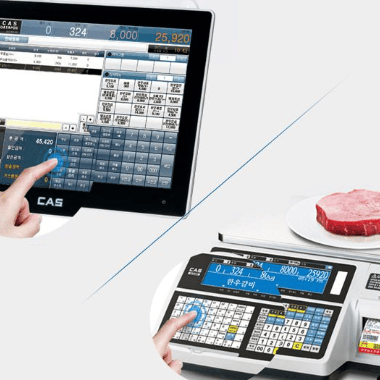 CÂN ĐIỆN TỬ CAS CL5200 POS