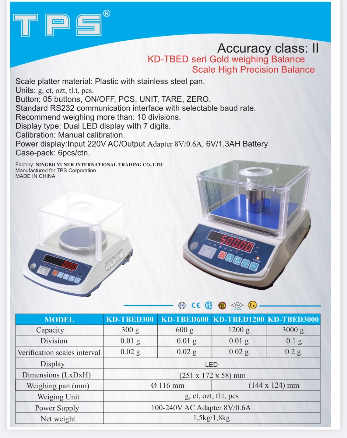 CÂN ĐIỆN TỬ VÀNG BẠC KD-TBED300