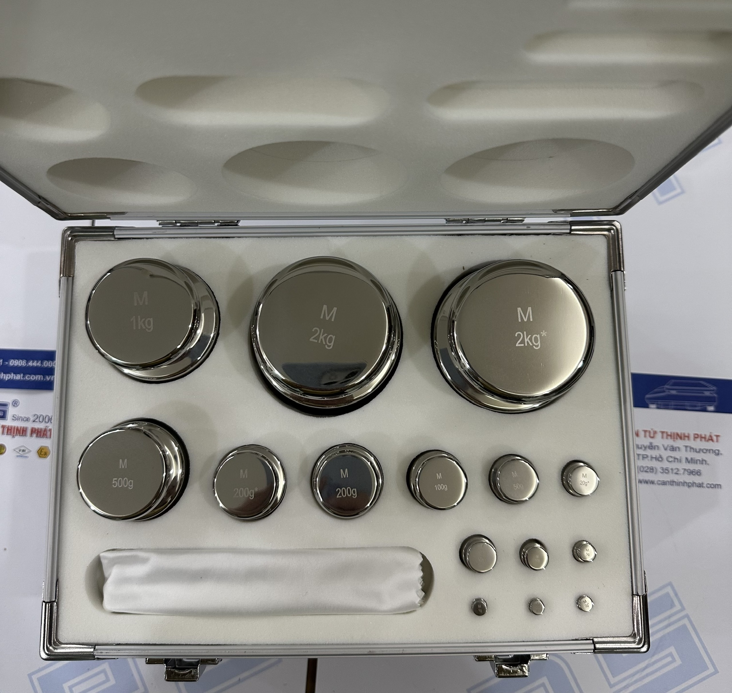 Quả cân chuẩn M1-(1g-2kg)