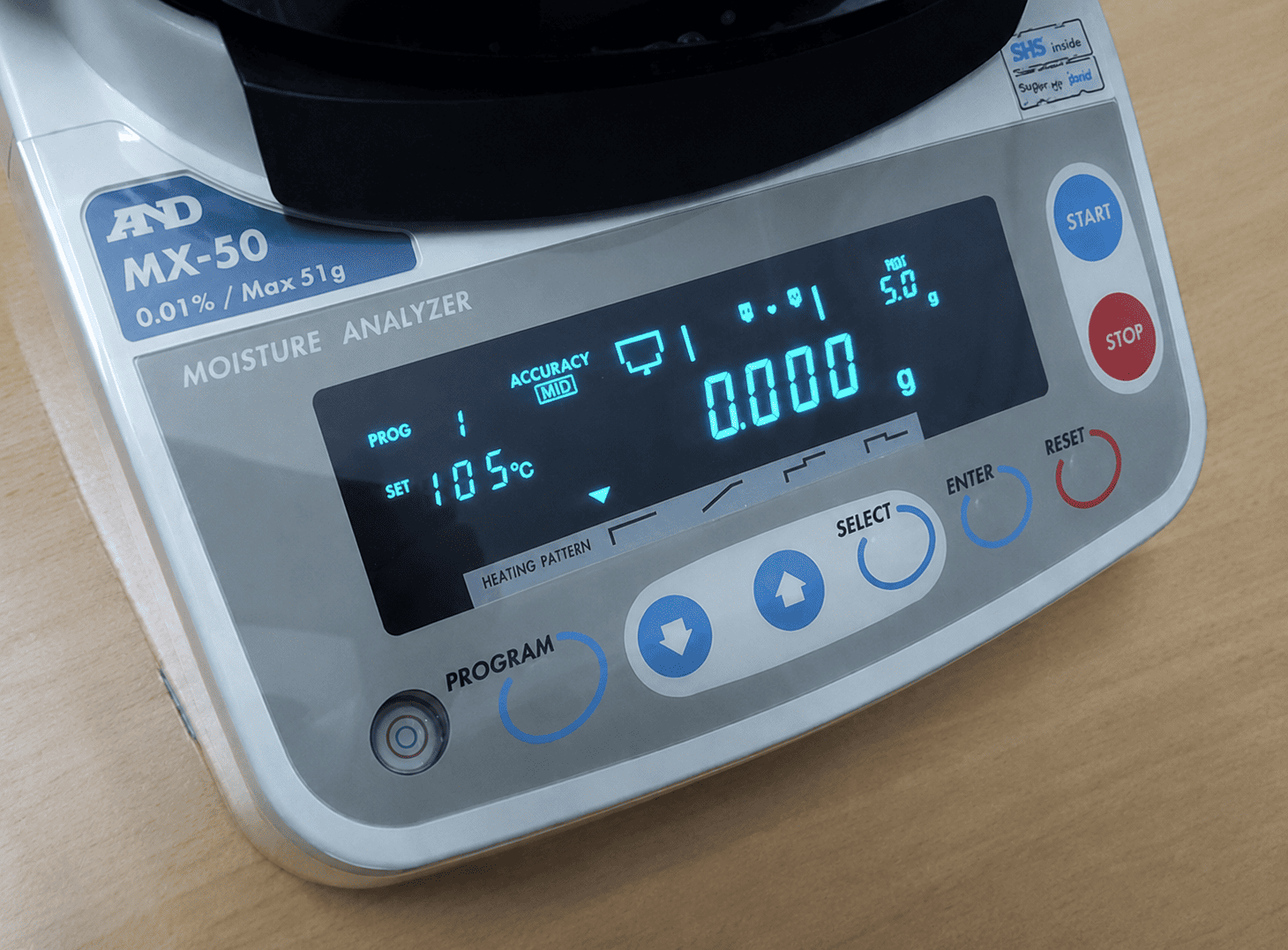 Cân sấy ẩm MX 50 AND