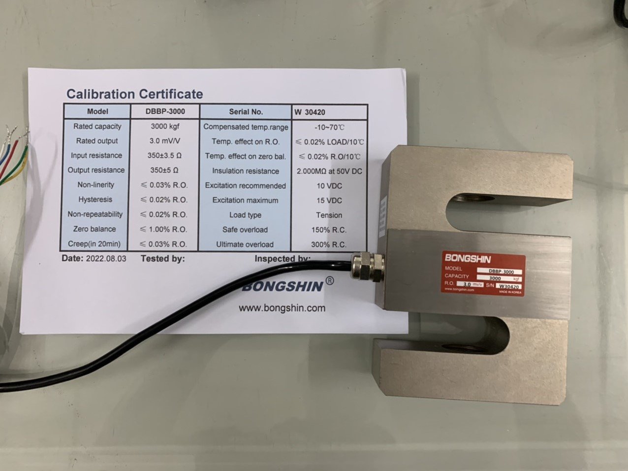 Loadcell Bongshin DBBP Series